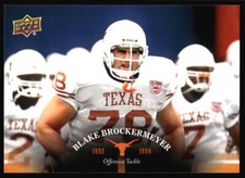 2011 Upper Deck University of Texas Blake Brockermeyer #56 Texas Longhorns