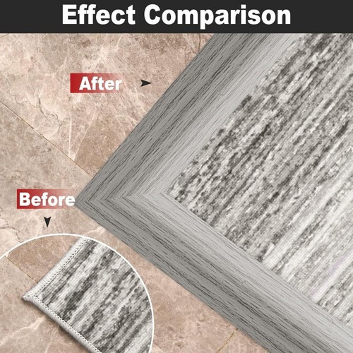 Carpet To Tile Floor Transition Strip Self Adhesive Edging Trim Strip Doorway - Picture 7 of 17