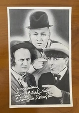 1937 THREE STOOGES Pillsbury's Farina Columbia Pictures Premium Advertising Card