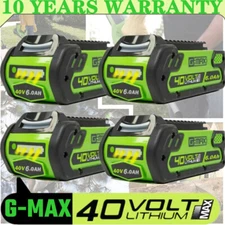 40V 6.0Ah For Greenworks G-MAX Lithium Battery 29472 29462 29252 20202 40 Volt
