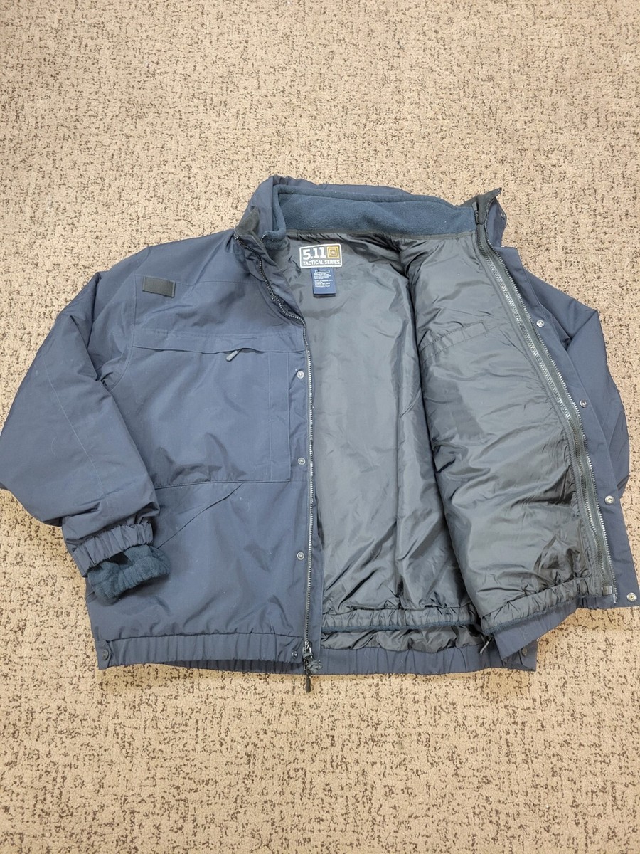 5.11 TACTICAL Full Zip Snap Jacket Men's 2XL XX-LARGE Blue