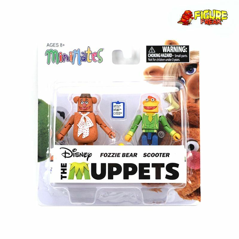 The Muppets Minimates Series 1 Fozzie Bear & Scooter | eBay