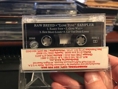 Raw Breed Promo Cassette Tape Sampler - Lune Tunz - Nuff Nuff