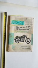 Ducati 250 Mach 1-MarK 3-Scrambler-GT-Monza 1964 manuale uso USA owner's manual