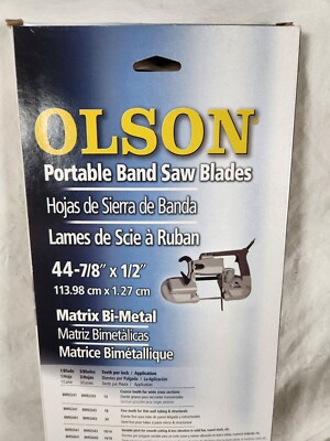 Olson Matrix Bi-Metal 18TPI Portable Band Saw Blade in Box