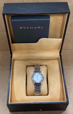 BVLGARI SOLOTEMPO ST29S STAINLESS STEEL 29mm QUARTZ WATCH W  display picture 3