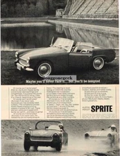 1965 Austin Healey Sprite You'll Be Tempted To Race It Vintage Ad 