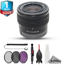 Sony FE 28-60mm f/4-5.6 Lens - 7pc Essentials Bundle 1 Yr Warranty