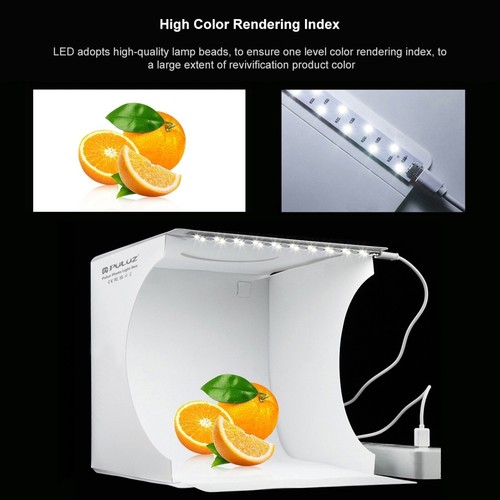 20cm Folding Light Photo Lighting Studio Shooting Tent Box & 6 Colors Backdrops - Picture 7 of 11