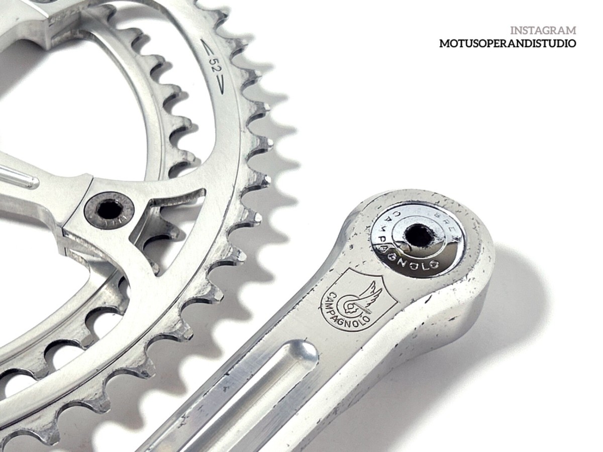 CAMPAGNOLO SUPER RECORD CRANKSET 172.5 GREAT CONDITIONS #186 CAMPAGNOLO SUPER RECORD CRANKSET 172.5 GREAT CONDITIONS #186