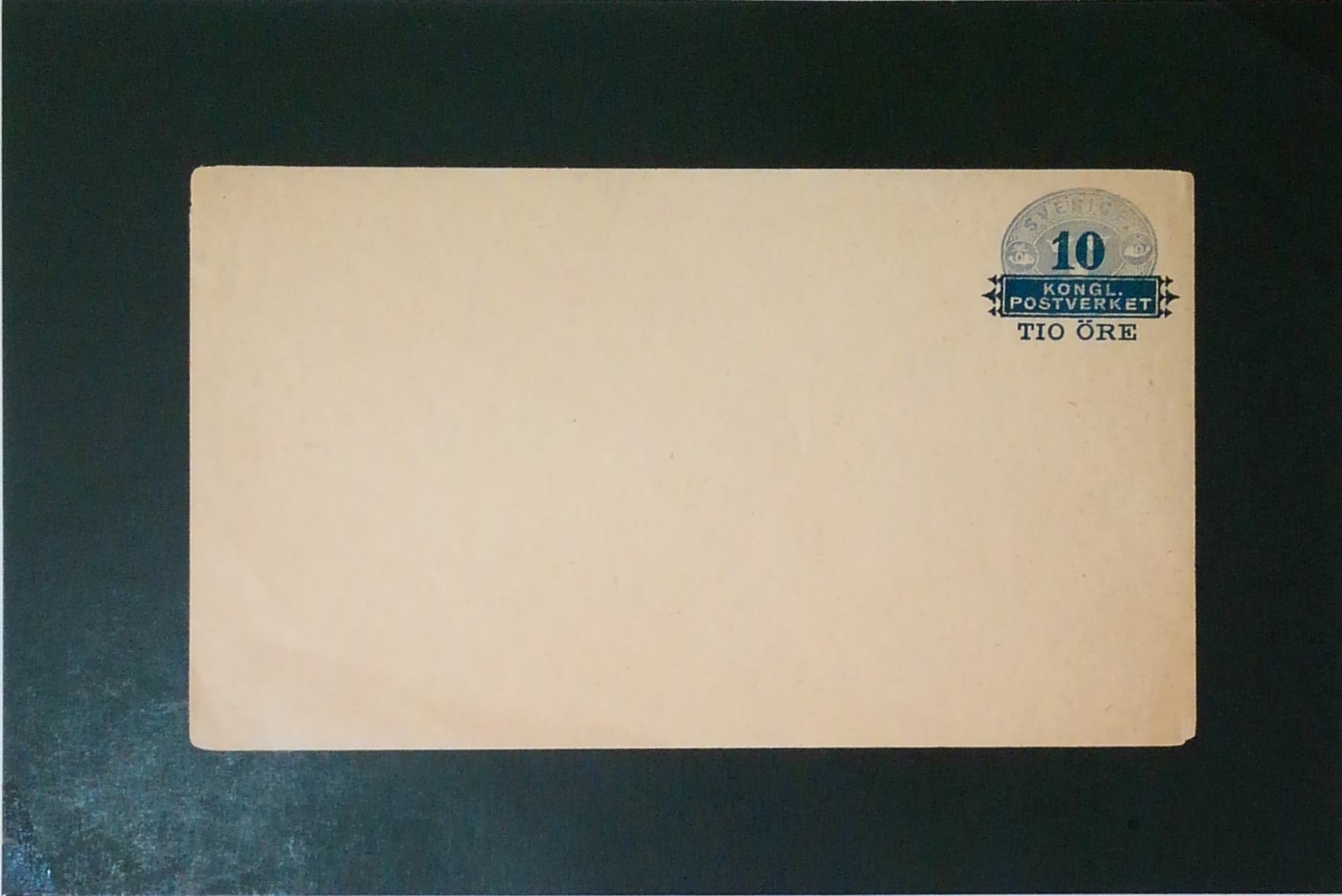 Sweden Early 10 ORE Overprinted Postal Stationery / Unused - Z3541