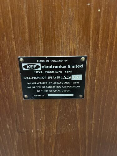 Altoparlanti stereo monitor BBC KEF LS5/1a con cavi | audio ideale - Foto 11 di 24