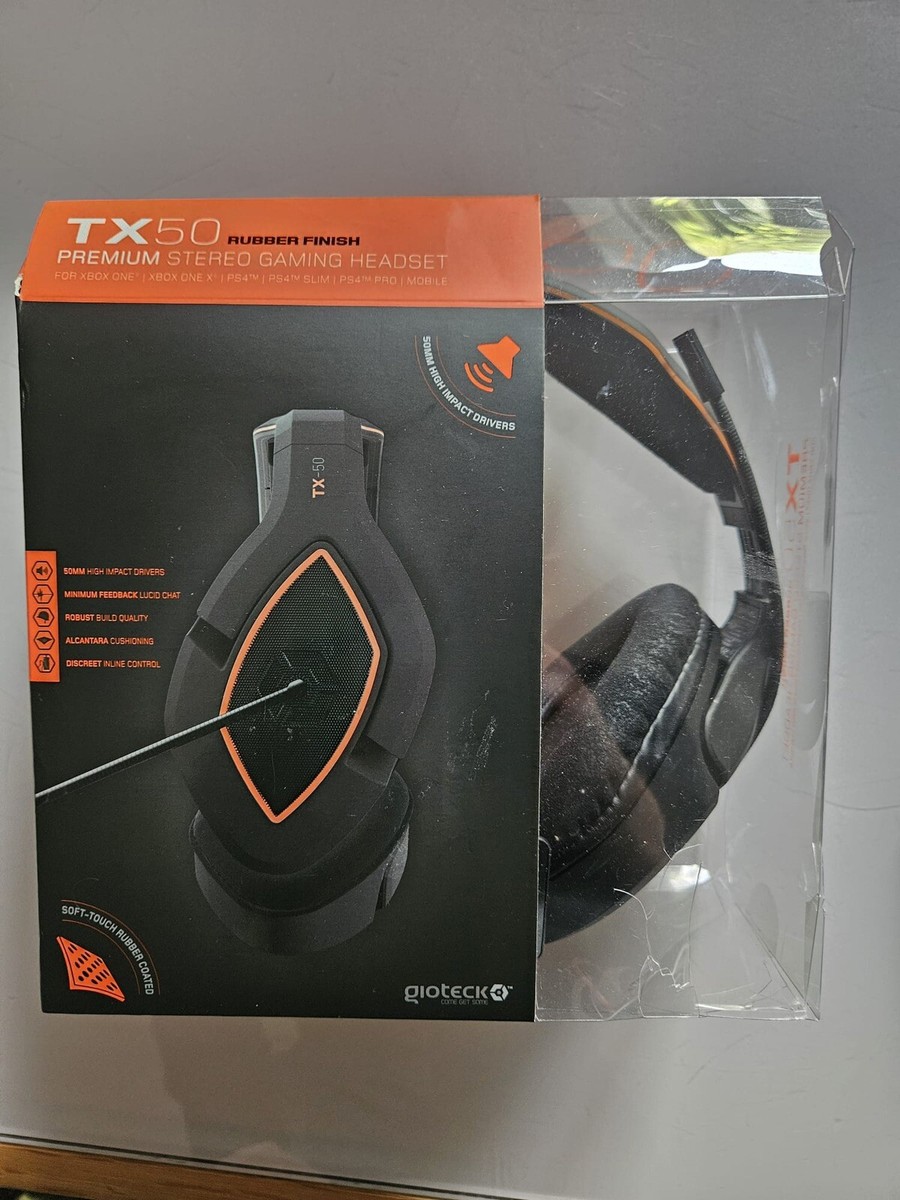 Gioteck TX50 Stereo Wired Headset (Xbox One, PS4, PC) UK