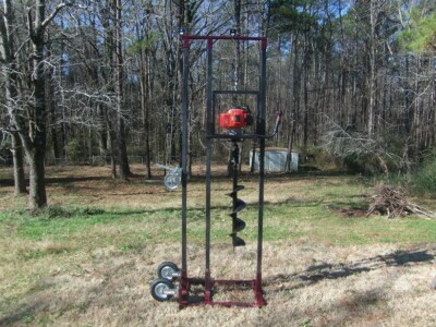 Drilling Rig for  Deep Post Holes, 8  x 11 