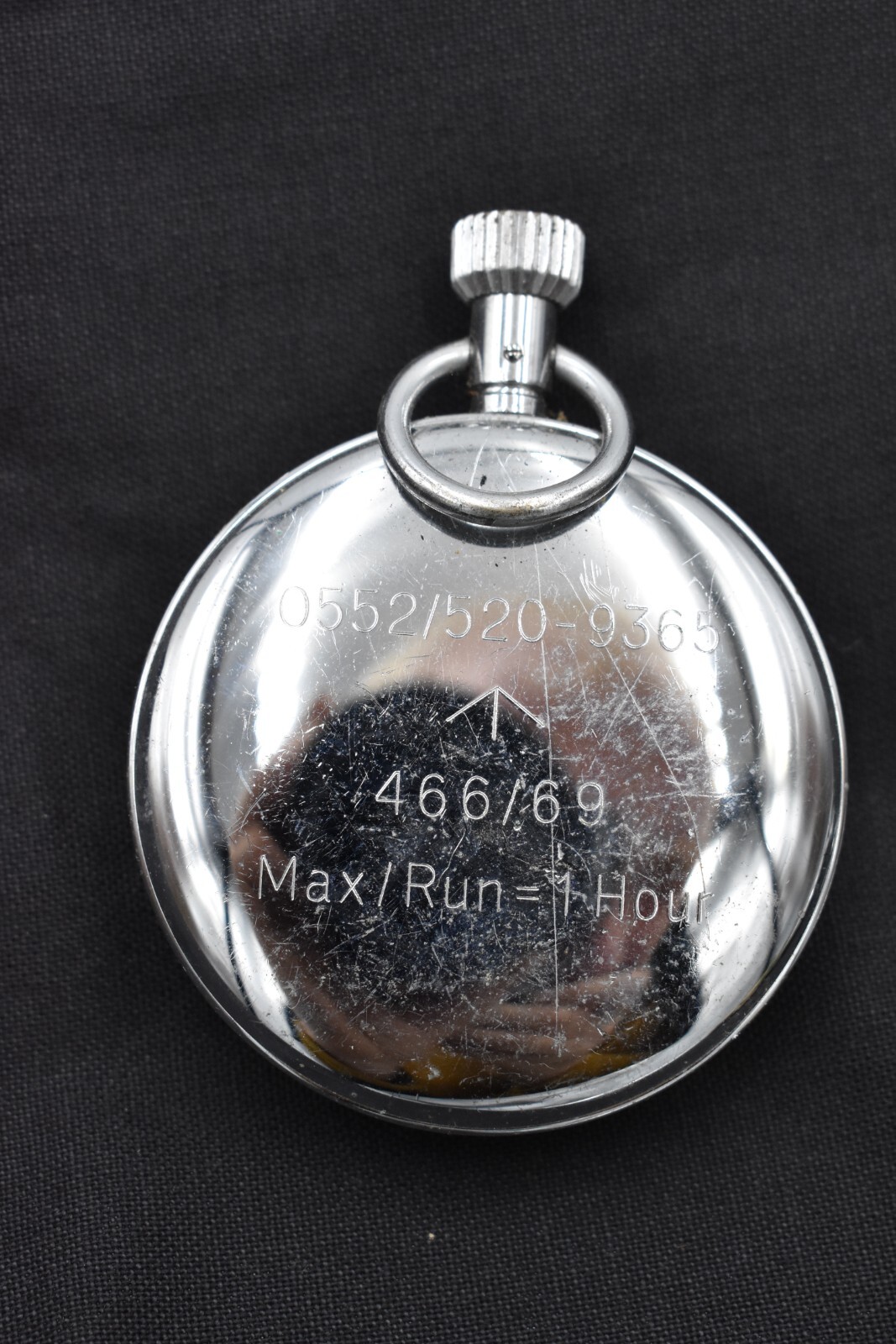 Eight Vintage Military Stopwatches for Spares or Repairs, Waltham, Nero