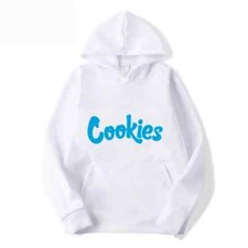 2025 Cookies Print Hoodie Sweatshirt Men's And Women's Harajuku Pullover Street
