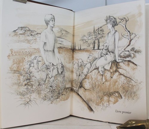 LONGUS Daphnis et Chloé lithographies originales Paul Dauce suite sur Japon 1983 - Picture 6 of 10