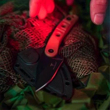 TAKUMITAK 6.5" Full Tang Survival EDC Fixed Blade Knives w/ MOLLE Webbing Clip