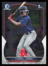 2023 Bowman #BCP-118 Lyonell James Boston Red Sox Chrome Prospects Baseball Card