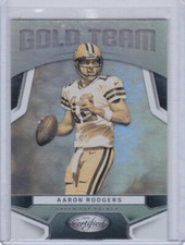 2016 Certified Gold Team #4 Aaron Rodgers Packers Free Shipping!