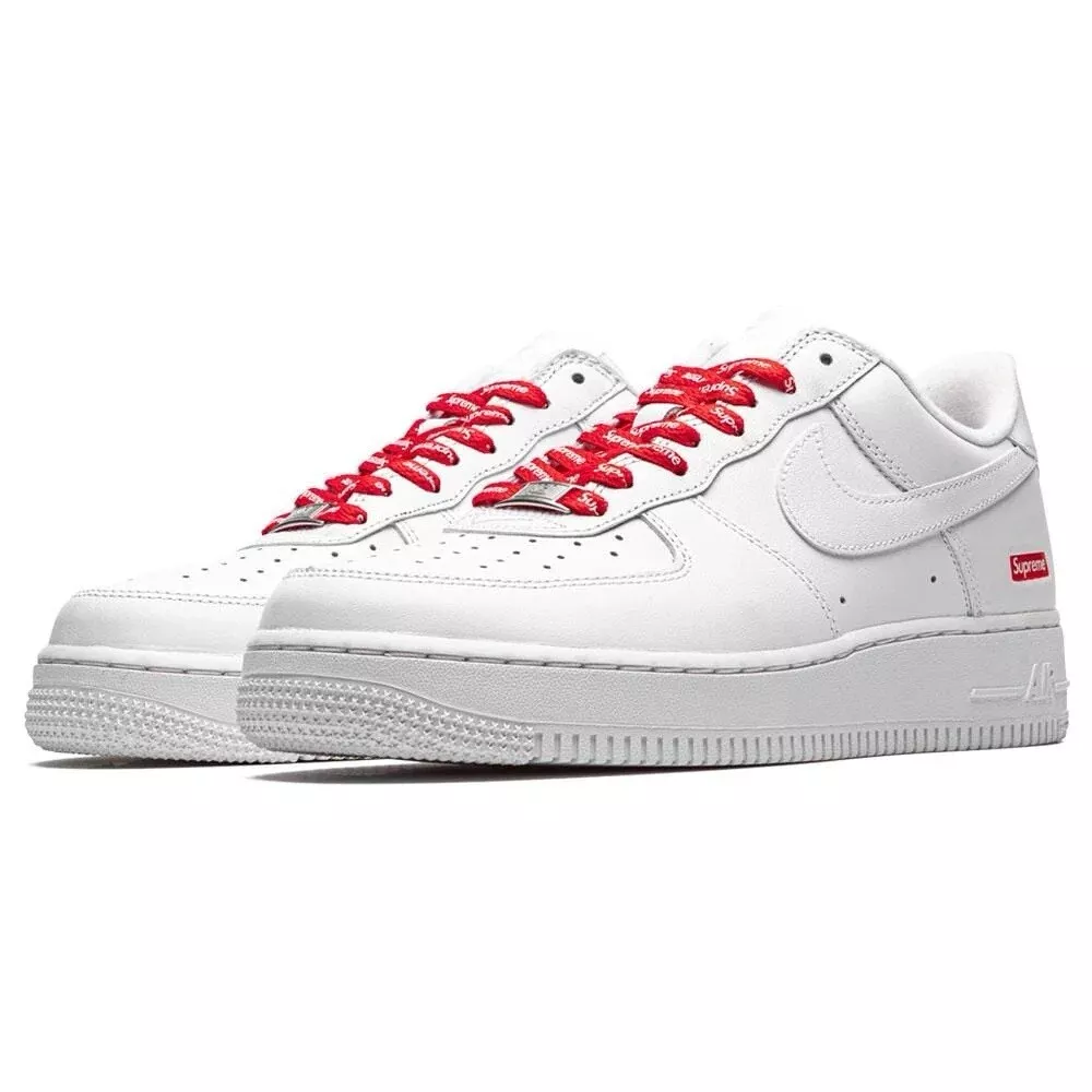 Supreme x Nike Air Force 1 Low BLANC   UK 10   US 11