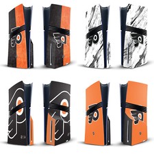 NHL PHILADELPHIA FLYERS VINYL SKIN FOR SONY PS5 PRO DISC EDITION CONSOLE
