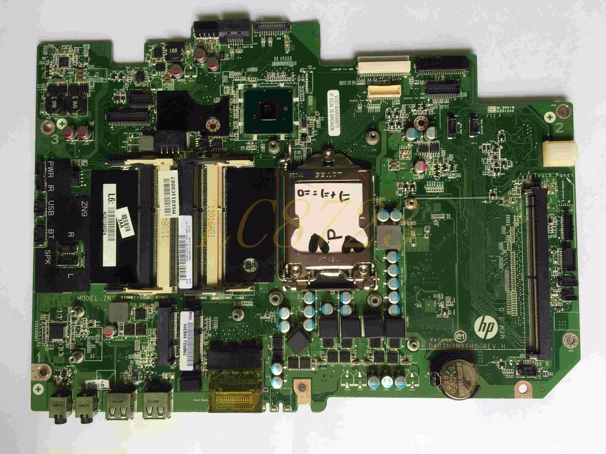 NEW HP Touchsmart 610-1000 AIO Motherboard DA0ZN9MB6H0 648512-001