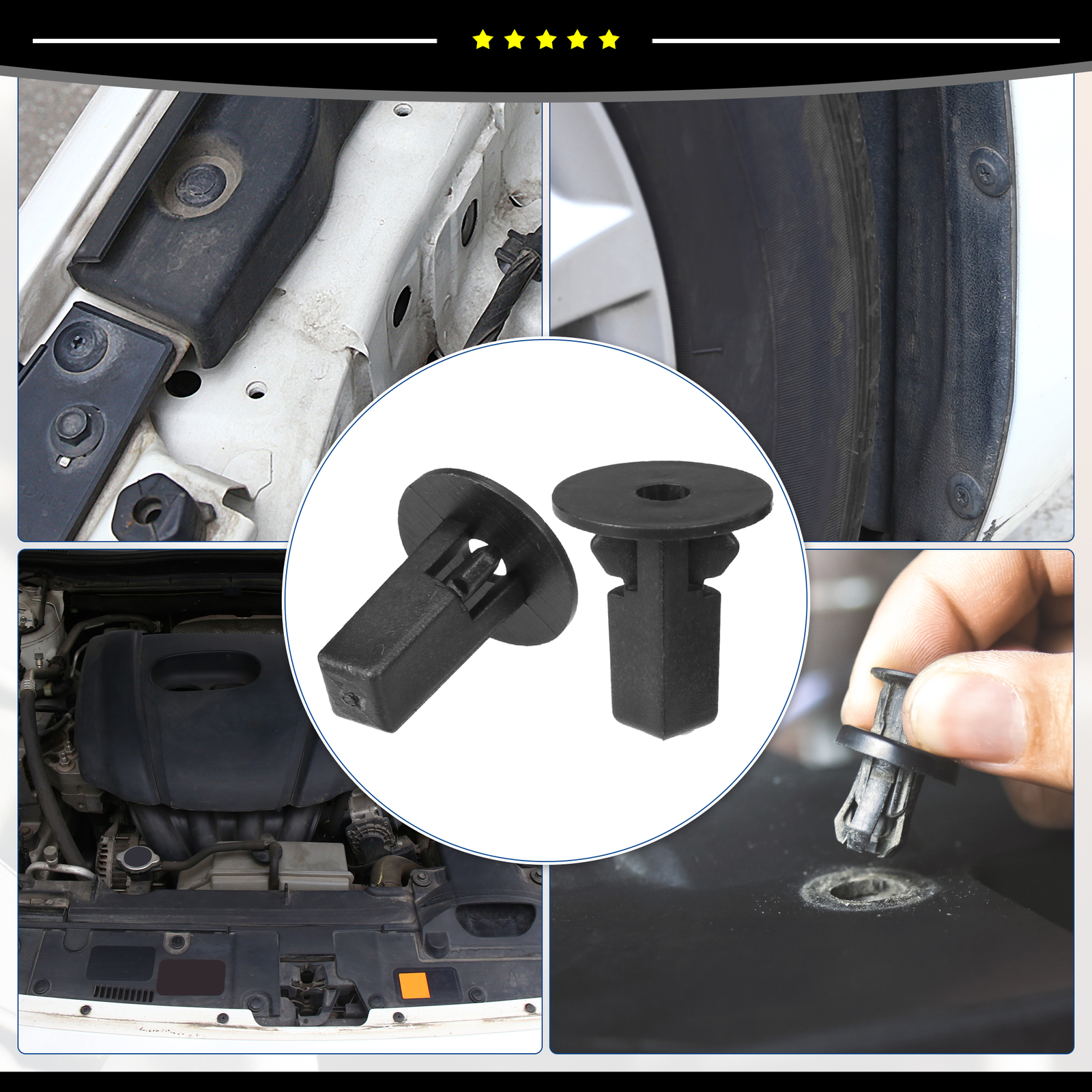 120pcs Bumper Fender Door Panel Fender Flare Clip for Toyota 4Runner ...