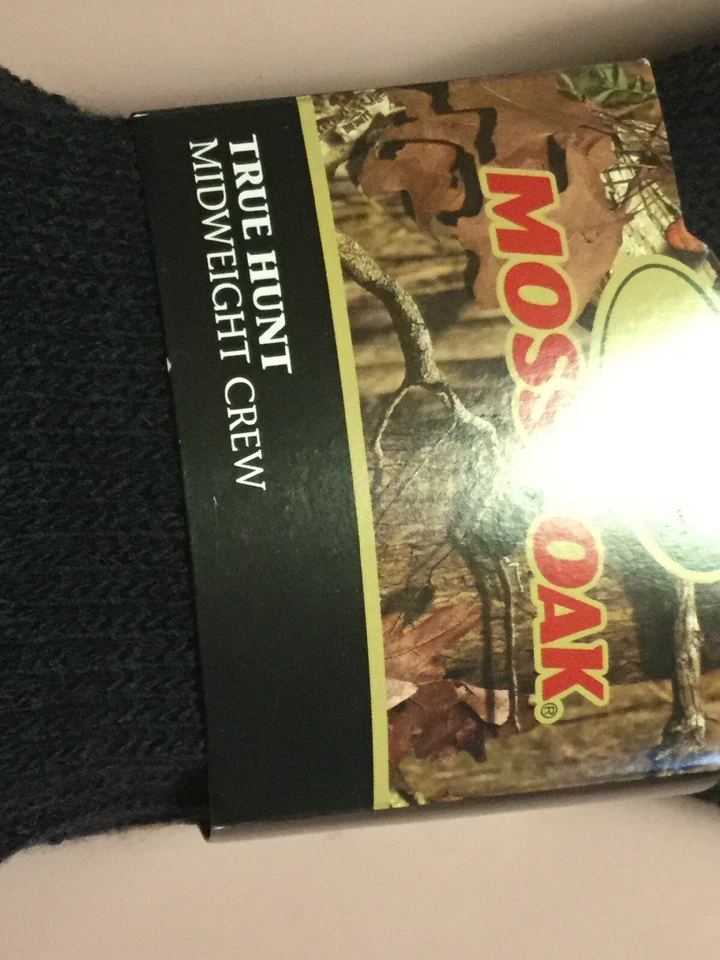 Mossy Oak мужской истинный охоты средний вес экипажа носок Lg 2 пары темно-синий - Изображение 3 из 3