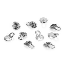 10Pcs Dental High Quality Treatment Orthodontic MIM Traction Hook Bondable Round