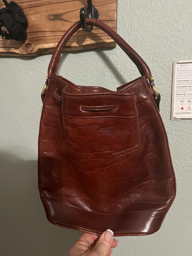 Oroton Eimertasche Cognac braun schön - Bild 5 von 6