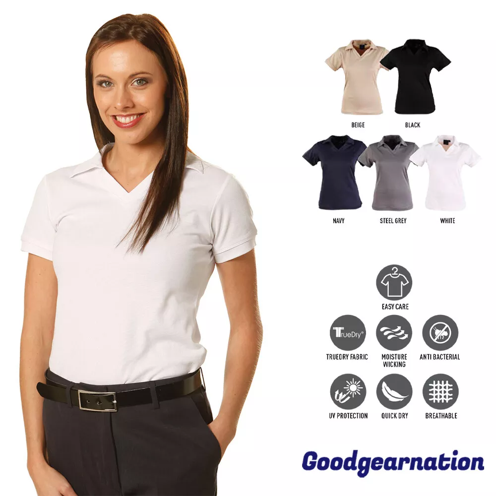 fitted polo shirts ladies