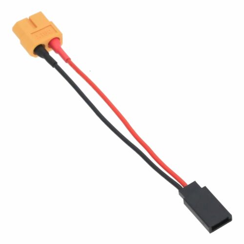 XT60 Female to JR Futaba Female Adapter 20awg 10cm Wire for RC Model Airplane - Picture 2 of 2