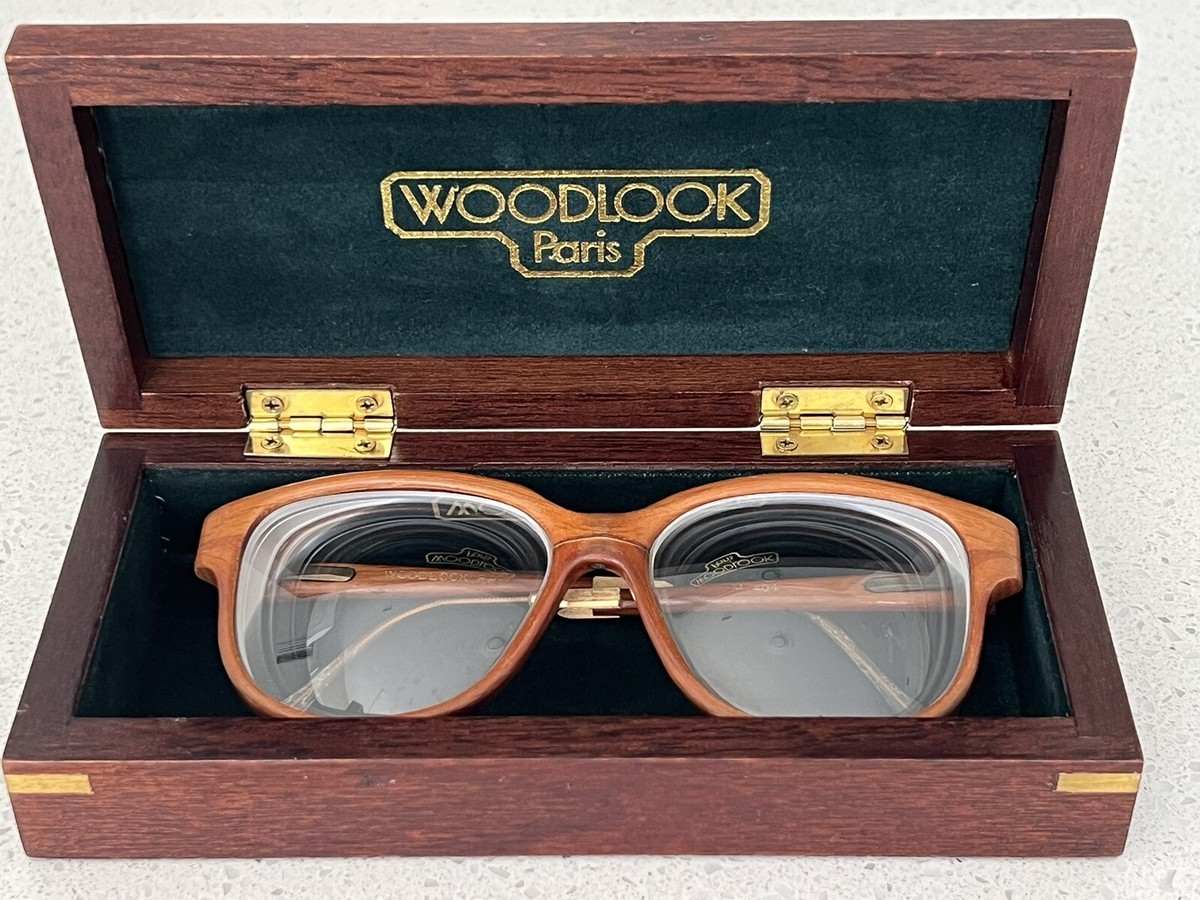 VINTAGE WOODLOOK PARIS WOOD EYEGLASSES MADE IN FRANCE Great | eBay