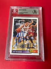 Jeff Hornacek Suns 1992-93 Upper Deck NBA Card Signed Auto BAS Slabbed