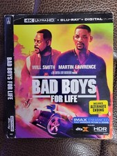 4K HD SLIPCOVER ONLY/BAD BOYS FOR LIFE/NO MOVIE /NOTHING ELSE INCLUDED WEARS 