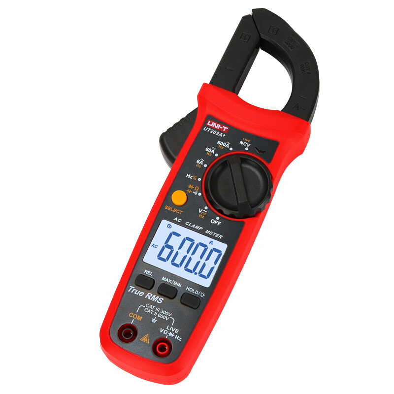 UNI-T UT202A+ LCD Digital Multimeter Auto Handheld Clamp Meter Volt AC DC600 UK