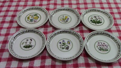 Portmeirion Botanic Variationen 6x 15cm Brotteller alle verschiedene Designs 2 Gänseblümchen