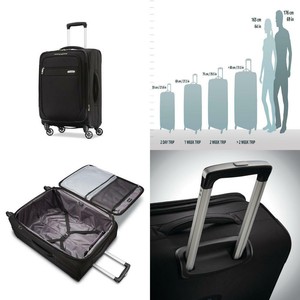 samsonite advena softside luggage with spinner wheels