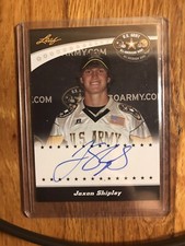 2011 LEAF U.S. ARMY ALL AMERICAN JAXON SHIPLEY AUTO TEXAS LONGHORNS