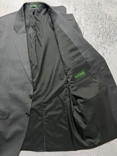 NEU Polo Lauren Ralph Lauren Wolle grau Luxus klassischer Anzug - Bild 12 von 24