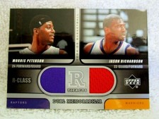 JASON RICHARDSON/MORRIS PETERSON 2004-05 UD ARTIFACTS 2CLR 2PATCH!WARRIORS G/F