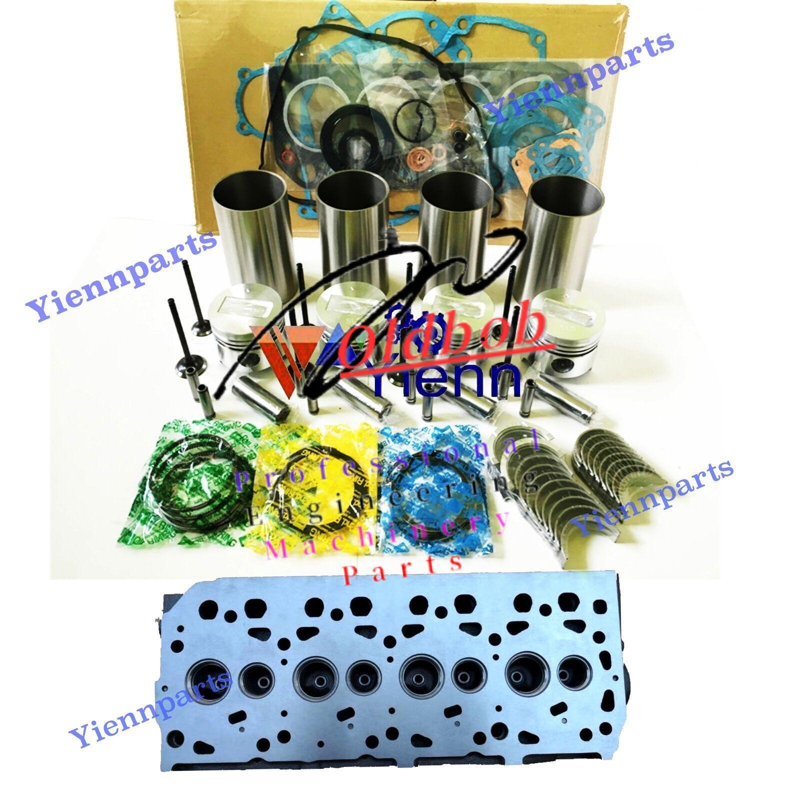 S4L S4L2 Overhaul Rebuild Kit + Cylinder Head For Mitsubishi Engine Repair Parts