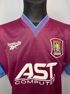 ASTON VILLA 1997 1998 HOME SHIRT VINTAGE FOOTBALL SOCCER JERSEY