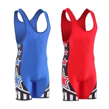 Matman Wrestling Singlet Men's Boys Athens Weightlifting Leotard Made in USA