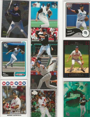 LOT OF 10 diff MIKE LOWELL BASEBALL CARDS-ROOKIE CARD- | eBay