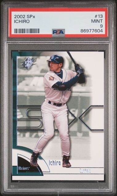 ICHIRO 2002 SPx #13 PSA 9 MINT QTY | eBay