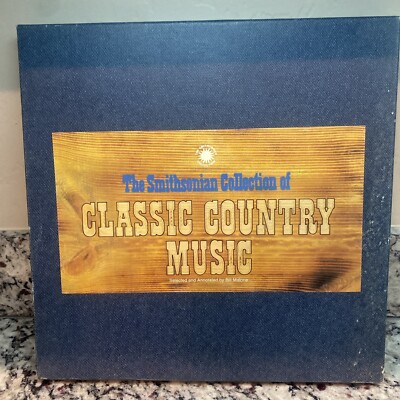 The Smithsonian Collection of Classic Country Music 8 Cassette Set 1981 Book