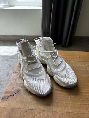 Size 10.5 - adidas Crazy BYW Cloud White