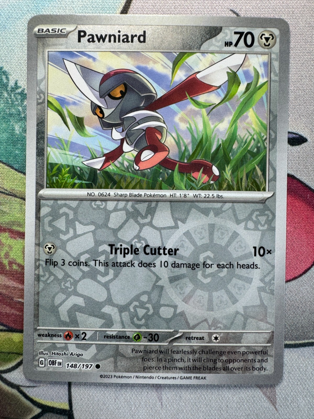 Pawniard Reverse Holo English Pokemon TCG BKCF91